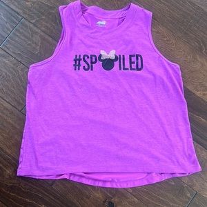 SPOILED Disney tank
